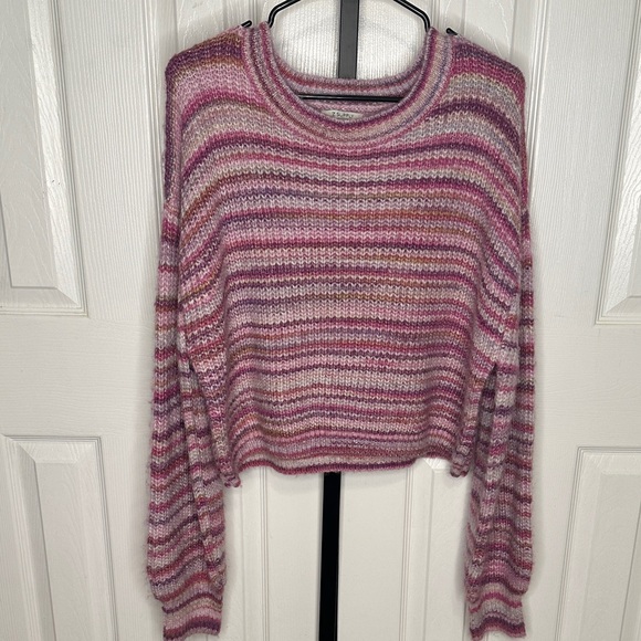Pink and Purple Striped Sweater - Picture 1 of 4